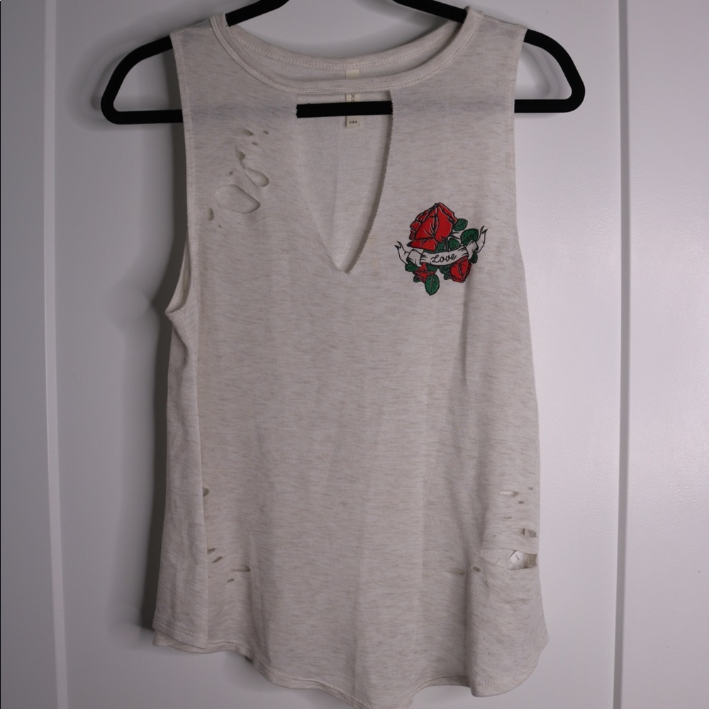 Ripped top rebel style